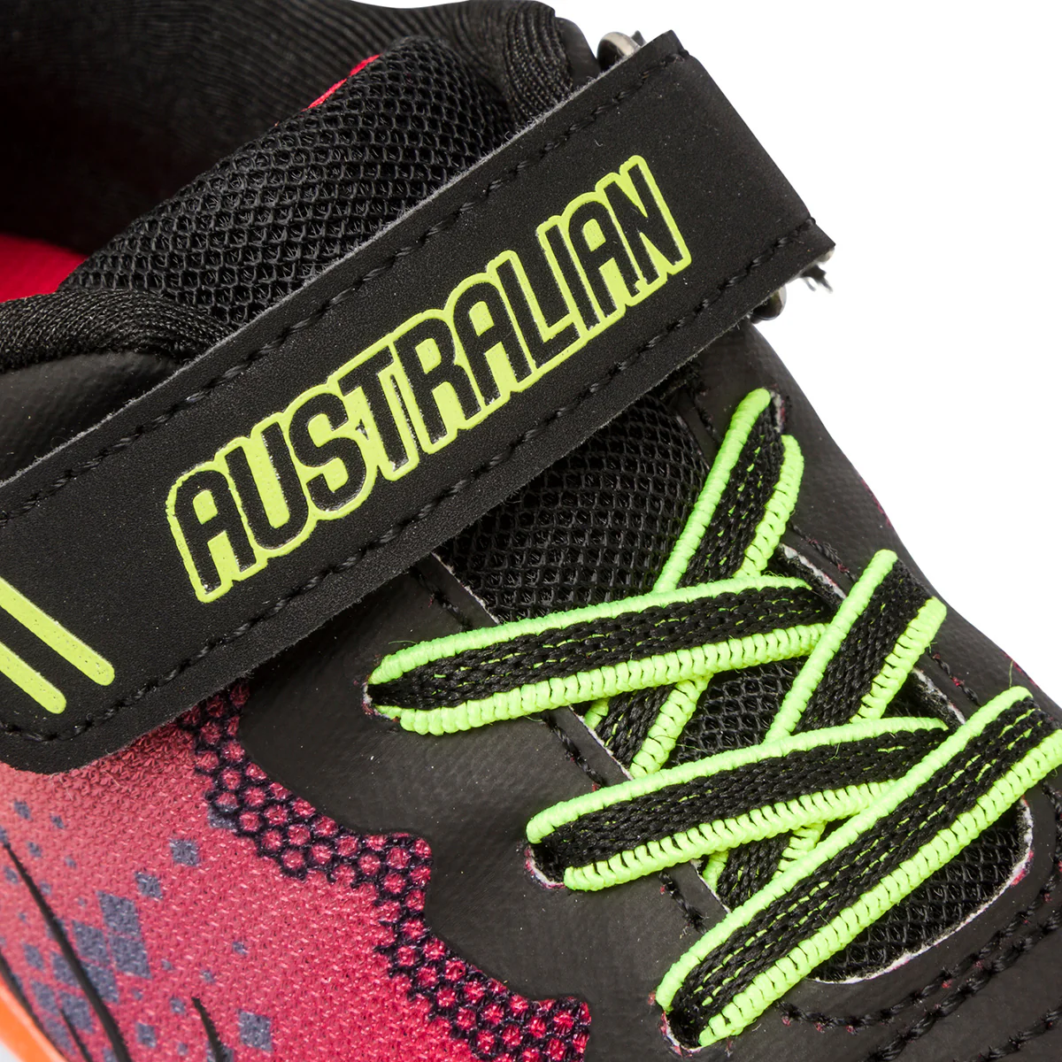 Sneakers da bambino rosse e nere con luci nella suola Australian - Image 6