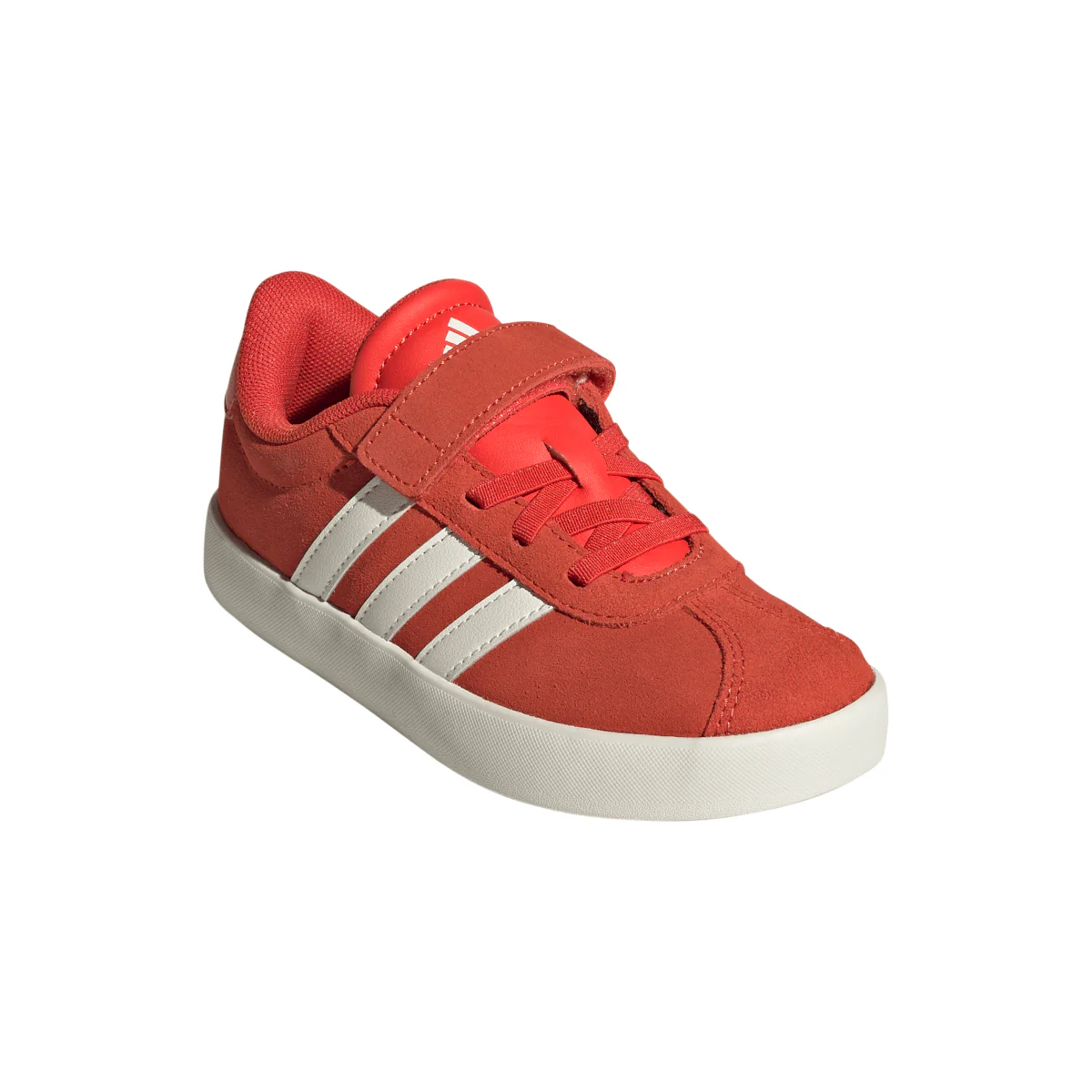 Sneakers da bambino rosse effetto scamosciato adidas VL Court 3.0 - Image 2