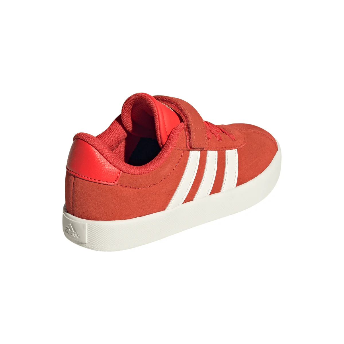 Sneakers da bambino rosse effetto scamosciato adidas VL Court 3.0 - Image 3