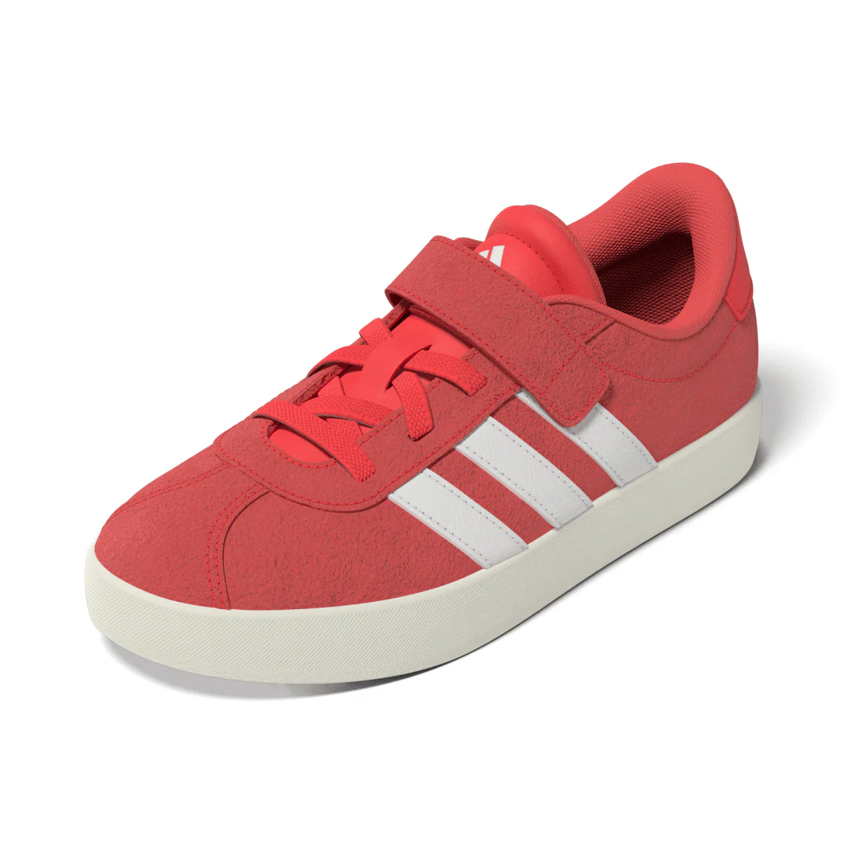 Sneakers da bambino rosse effetto scamosciato adidas VL Court 3.0 - Image 6