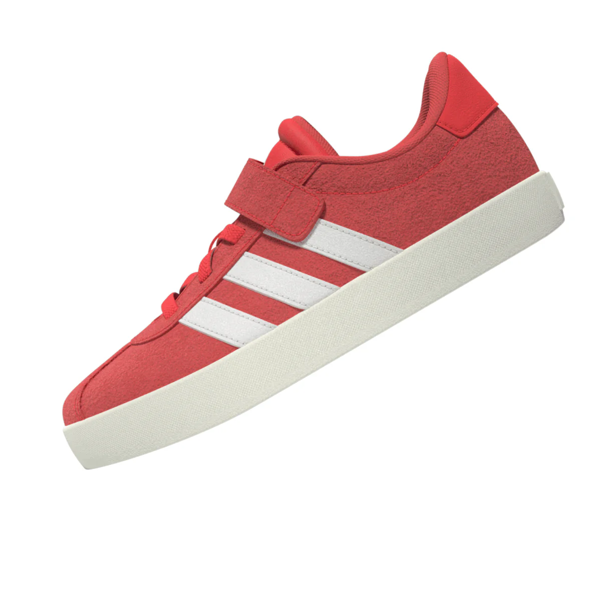 Sneakers da bambino rosse effetto scamosciato adidas VL Court 3.0 - Image 8