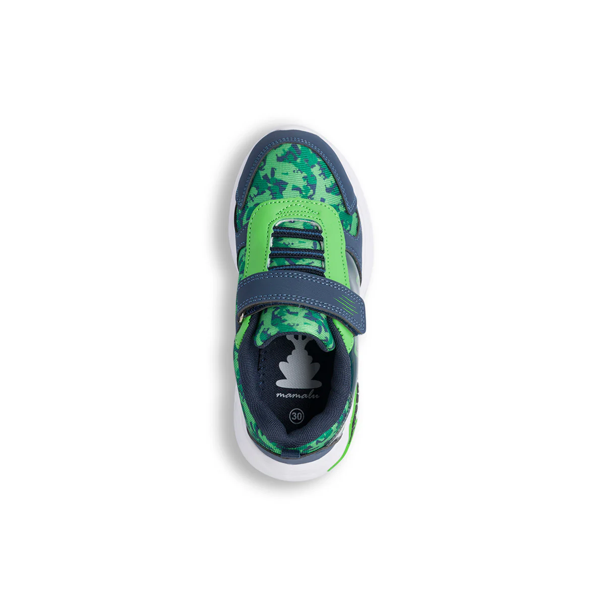Sneakers da bambino verdi e blu con luci nella suola Dinosauri - Image 5