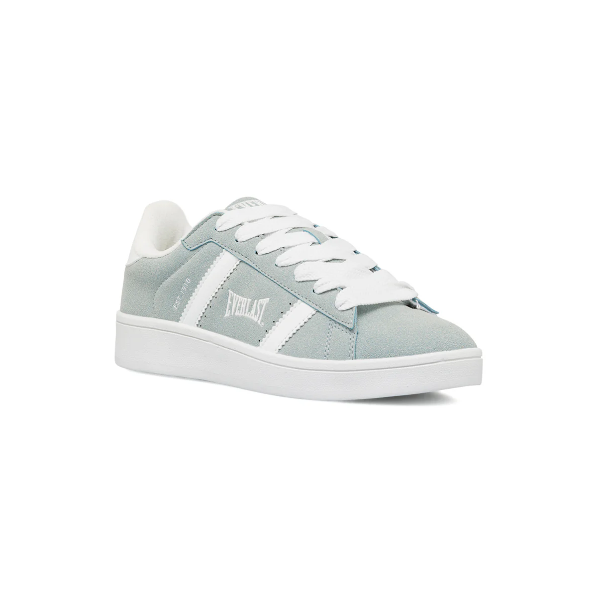 Sneakers da donna azzurre e bianche con logo Everlast - Image 2