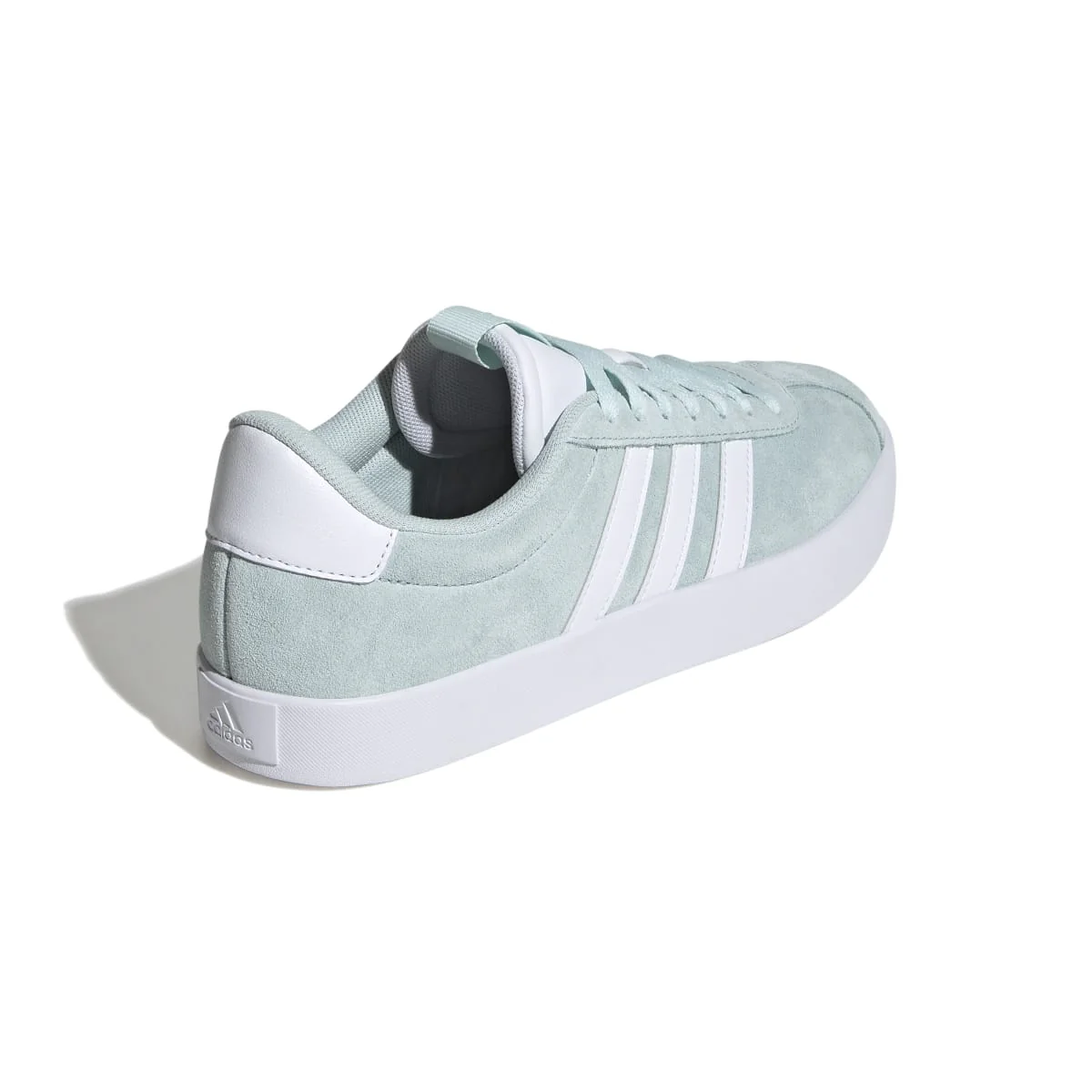 Sneakers da donna azzzurre turchese in pelle scamosciata adidas VL Court 3.0 - Image 7