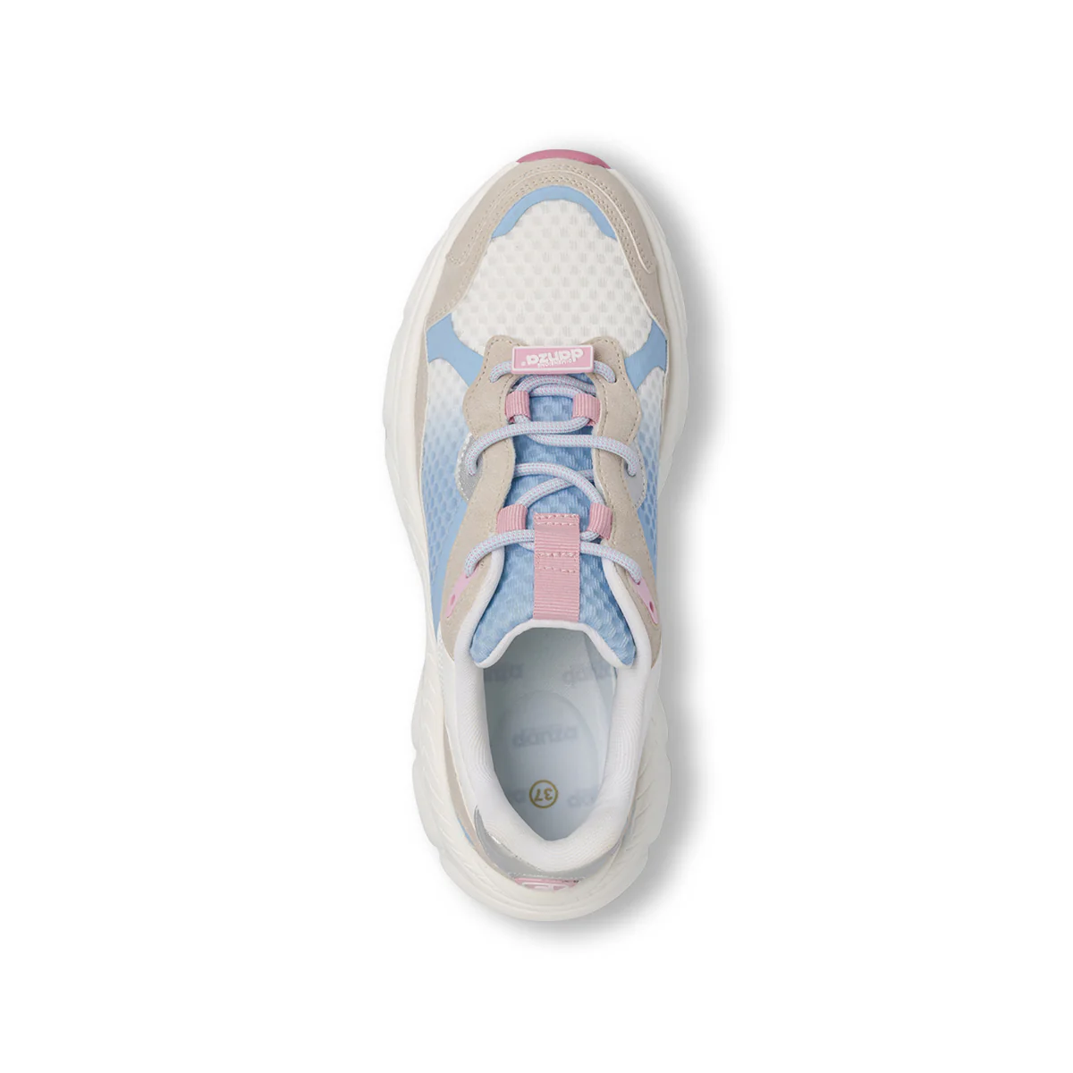 Sneakers da donna beige in tessuto pastello Dimensione Danza - Image 4
