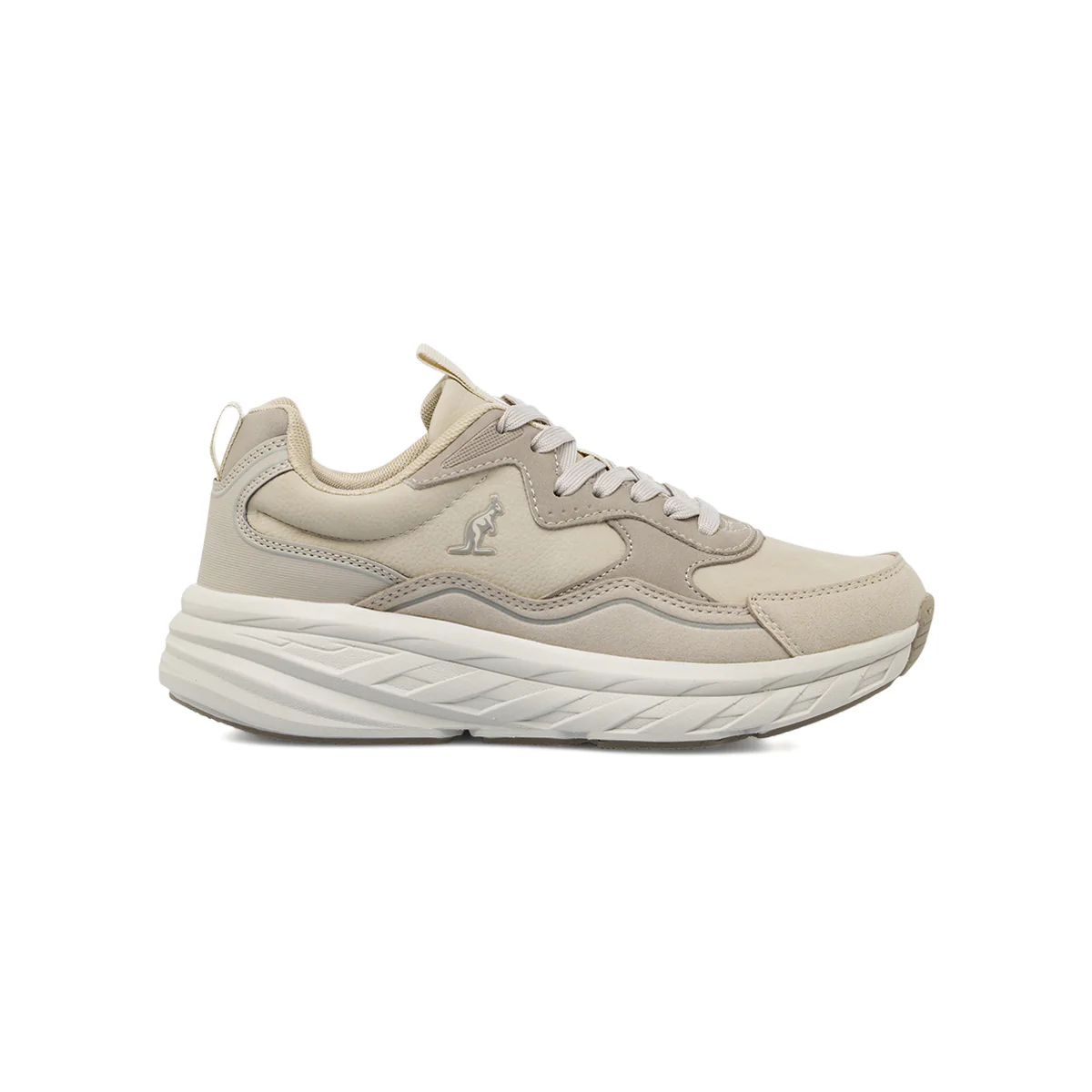 Sneakers da donna beige suola alta Australian performance