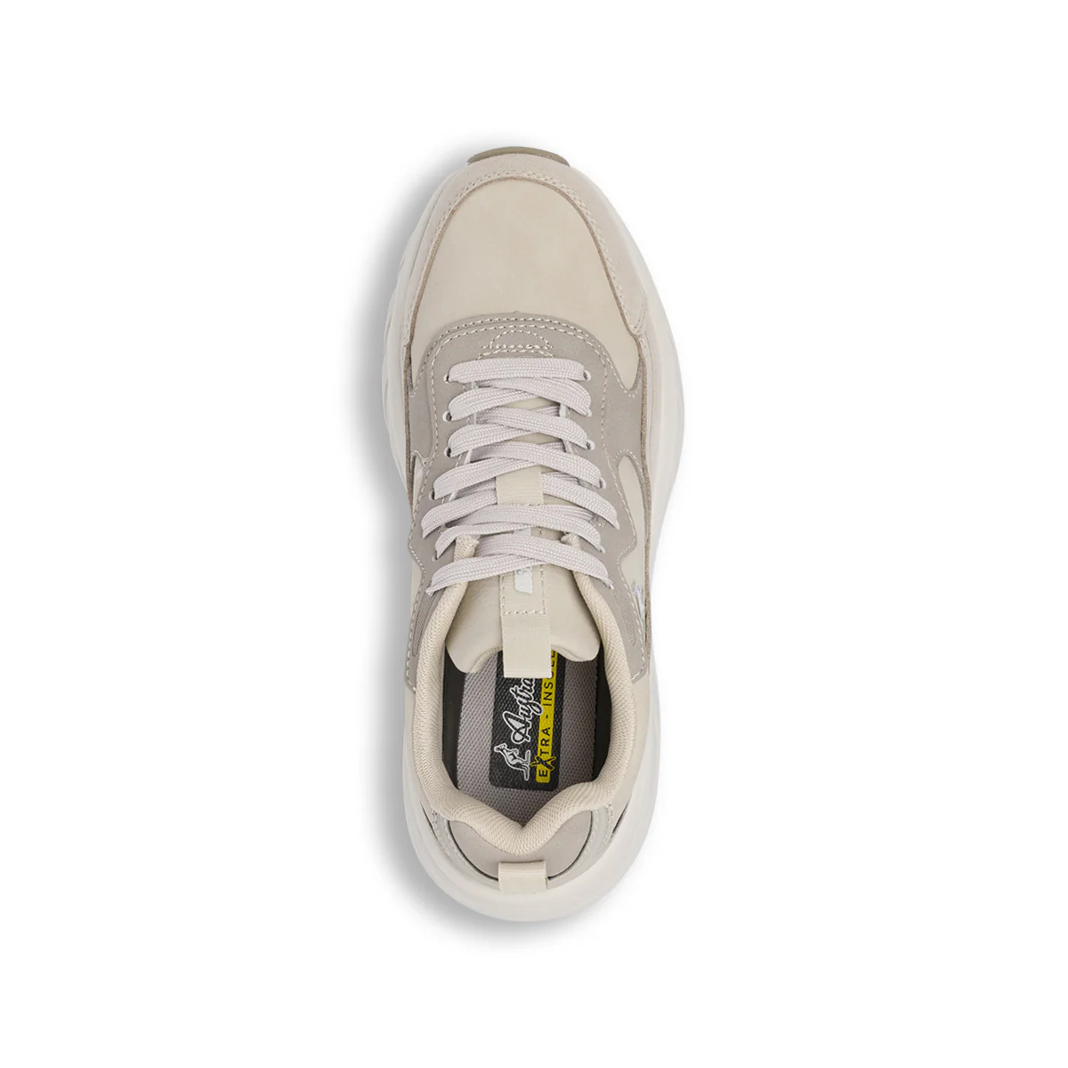 Sneakers da donna beige suola alta Australian performance - Image 6