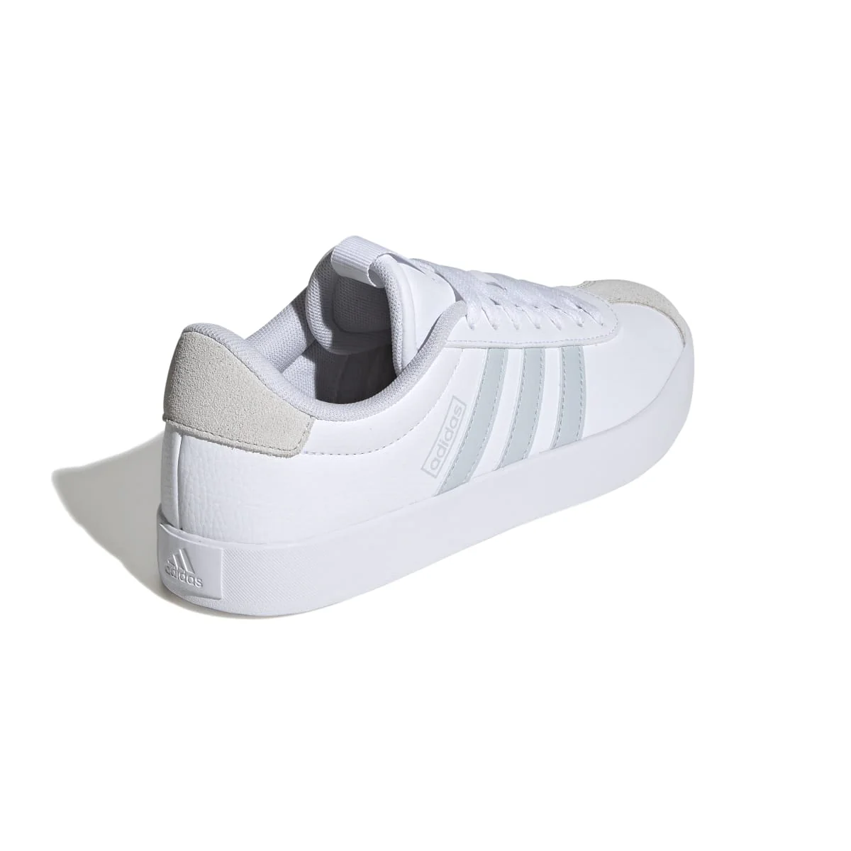 Sneakers da donna bianche con dettagli effetto scamosciato adidas VL Court 3.0 - Image 2