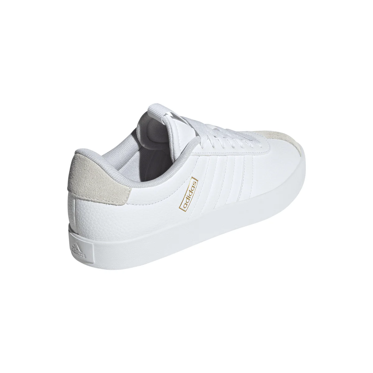 Sneakers da donna bianche con dettagli effetto scamosciato adidas VL Court 3.0 - Image 3