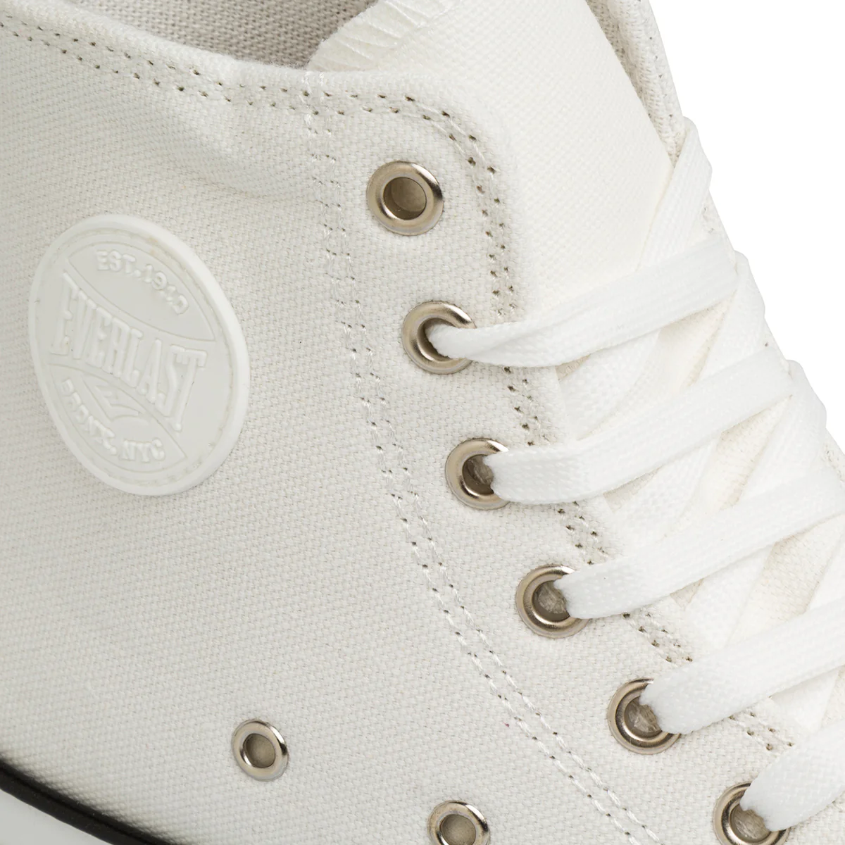 Sneakers da donna bianche in canvas con suola chunky Everlast - Image 6