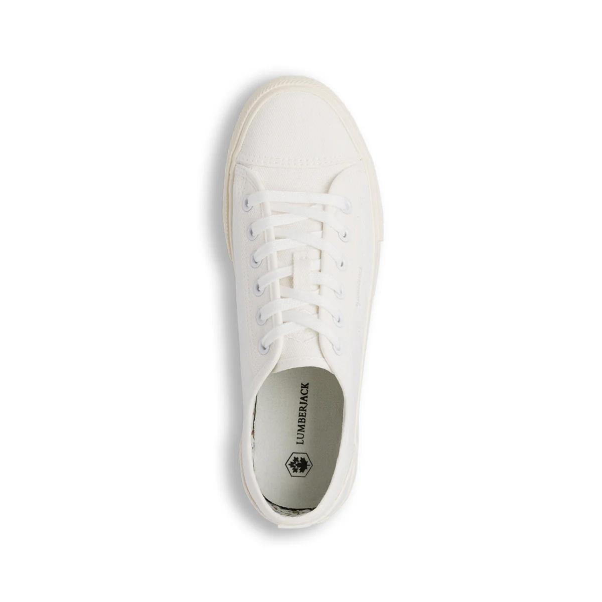 Sneakers da donna bianche in tessuto Lumberjack - Image 5