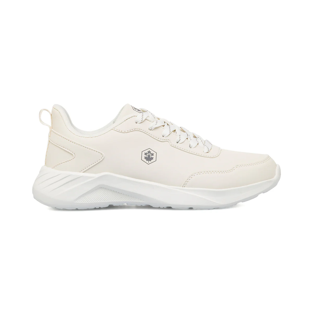 Sneakers da donna bianco off-white con logo Lumberjack Karter