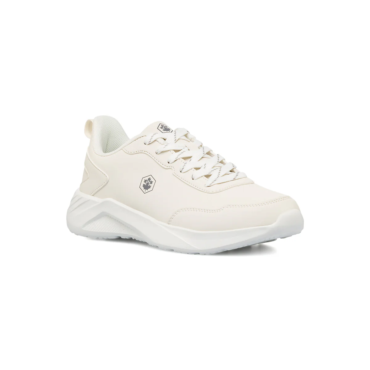 Sneakers da donna bianco off-white con logo Lumberjack Karter - Image 2