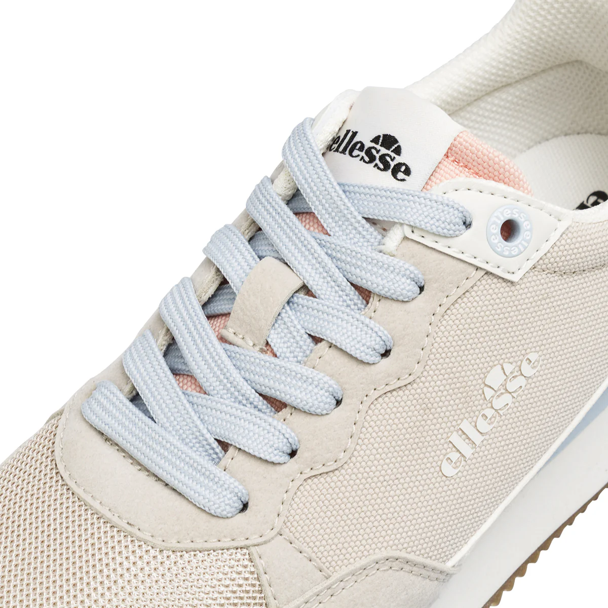 Sneakers da Donna grigie effetto scamosciato e dettagli rosa Ellesse - Image 5