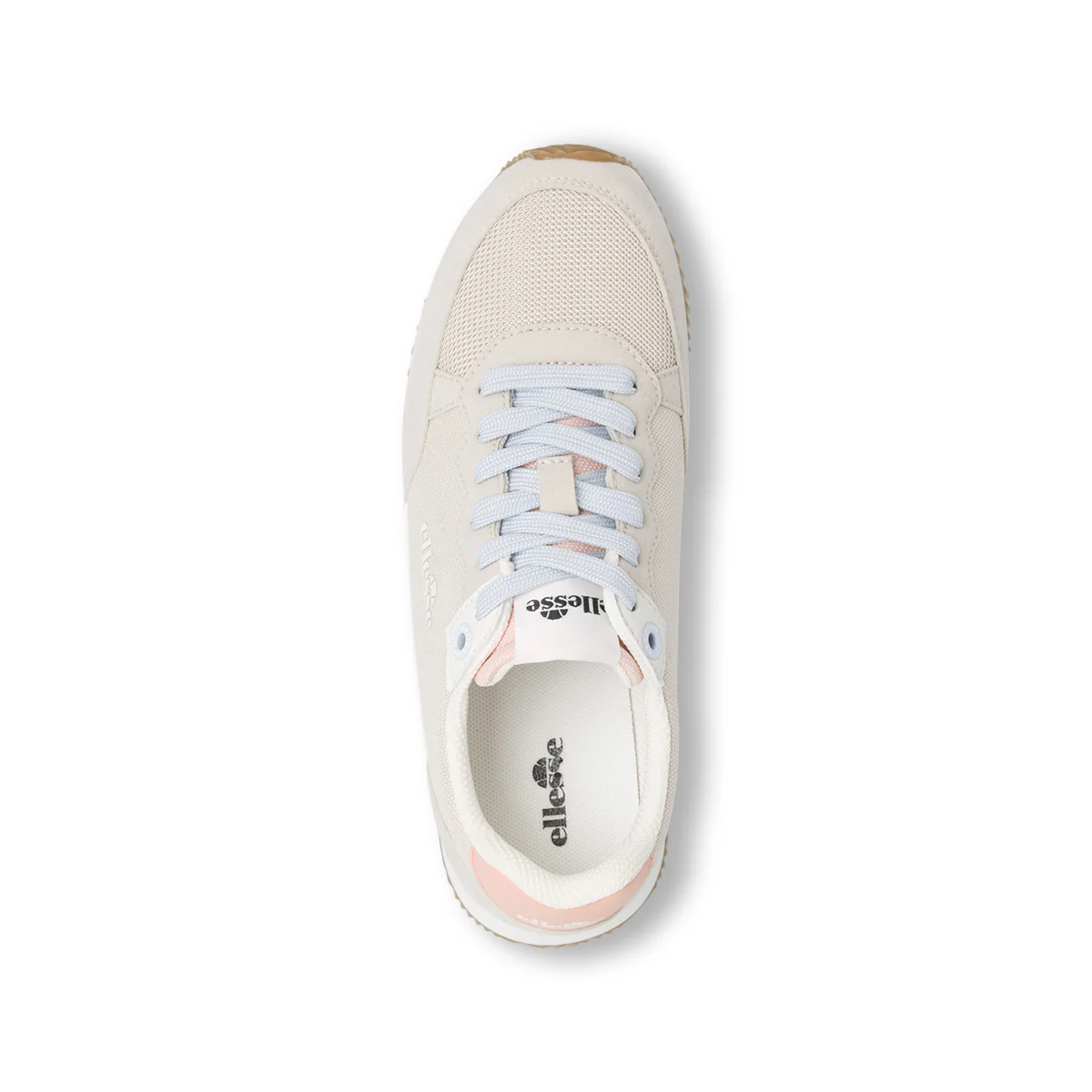 Sneakers da Donna grigie effetto scamosciato e dettagli rosa Ellesse - Image 6