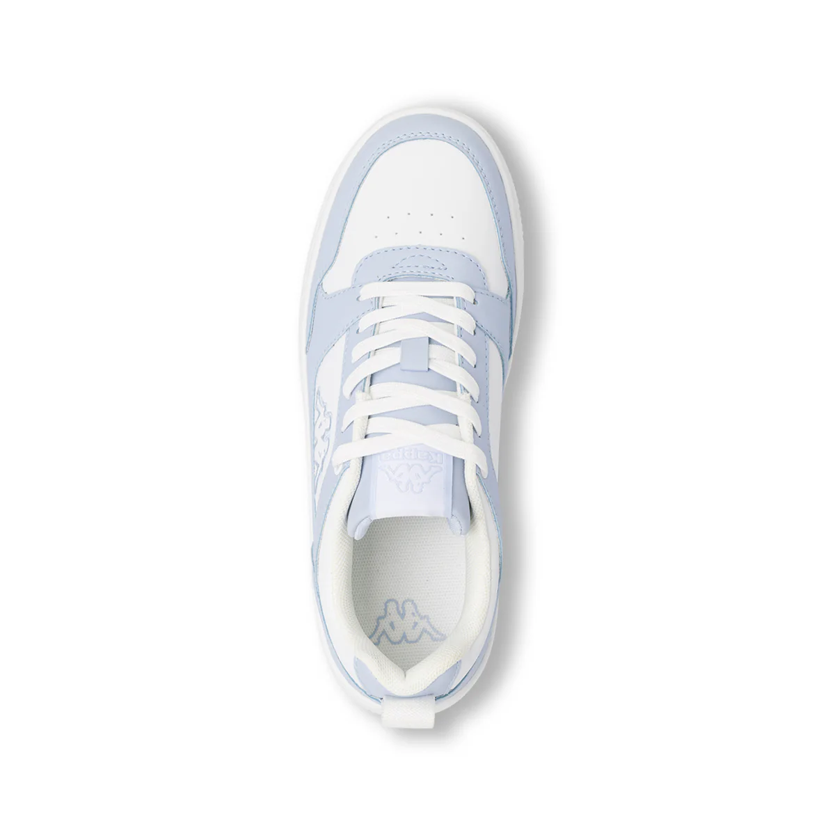 Sneakers da donna Kappa bicolore bianche con inserti azzurri - Image 6