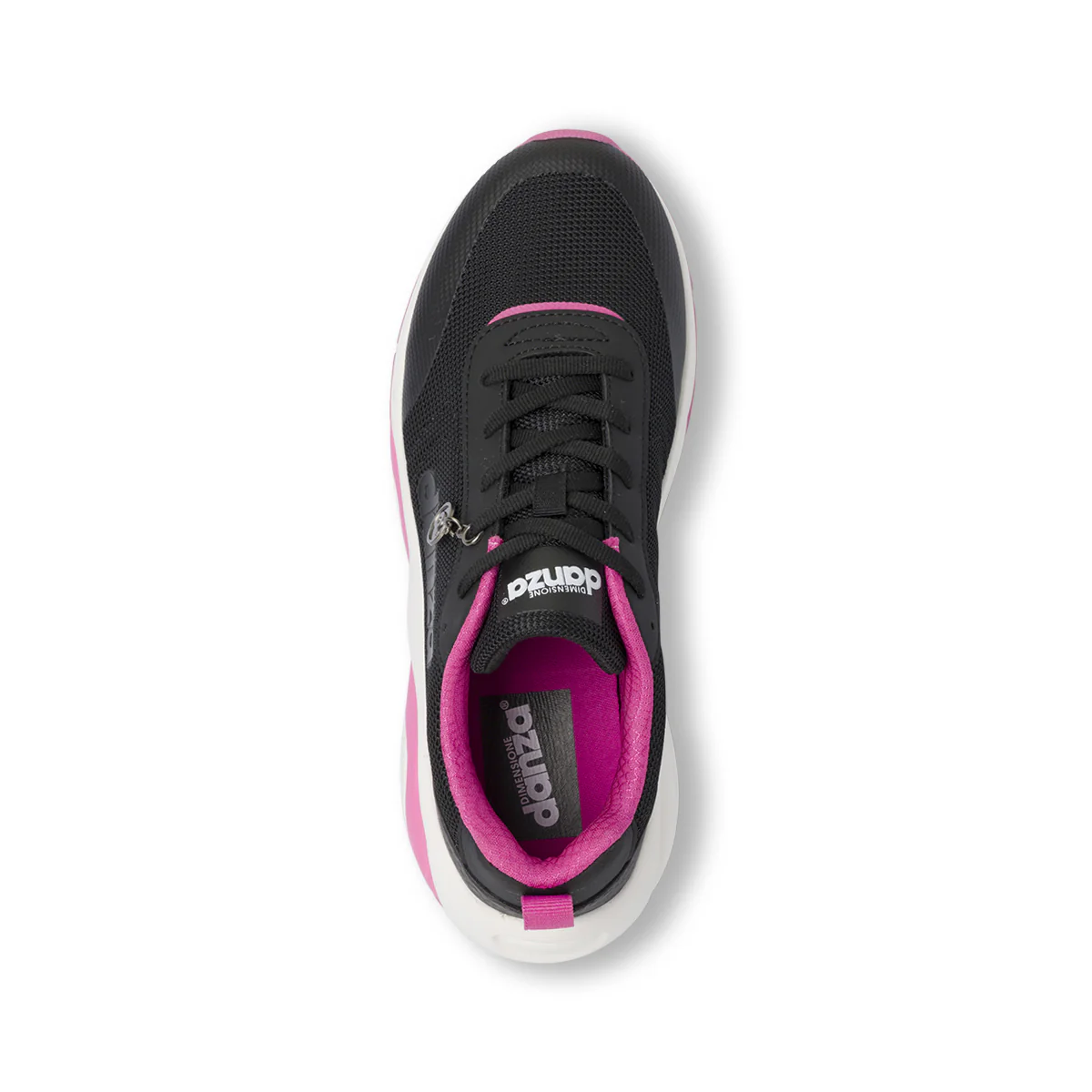 Sneakers da donna nere con dettagli fucsia Dimensione Danza - Image 5