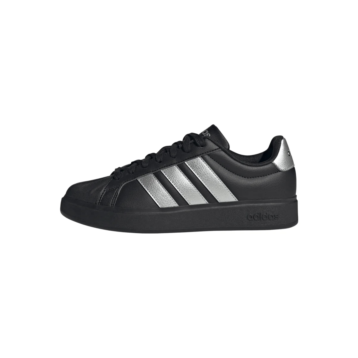 Sneakers da Donna nere con strisce laterali argento adidas STREETTALK - Image 2