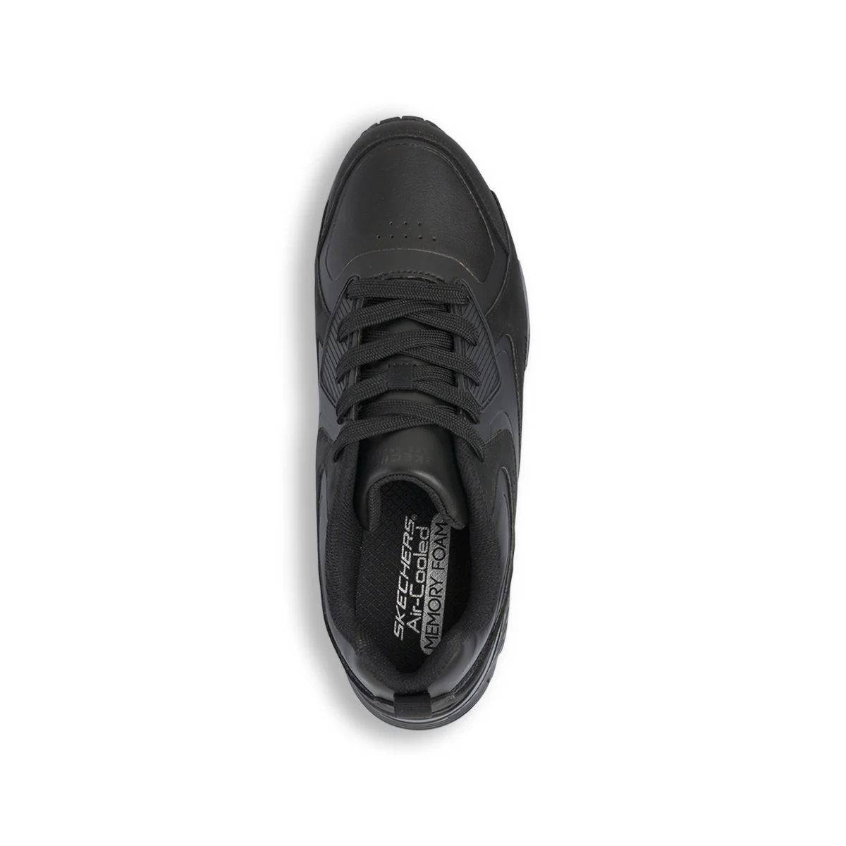 Sneakers da Donna nere con suola air Skechers Uno sporty - Image 6