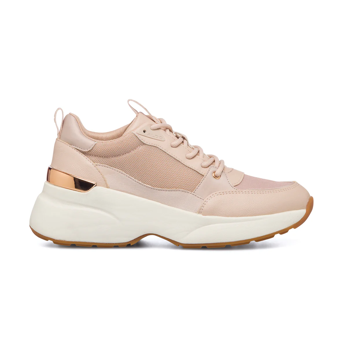 Sneakers da donna rosa con zeppa 6 cm ALDO Goodvibes
