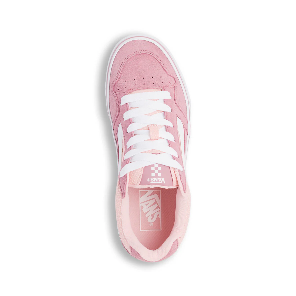 Sneakers da donna rosa e bainche Vans Caldrone - Image 3