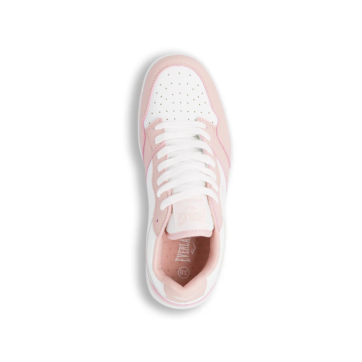 Sneakers da donna rosa e bianche con logo Everlast - Image 6