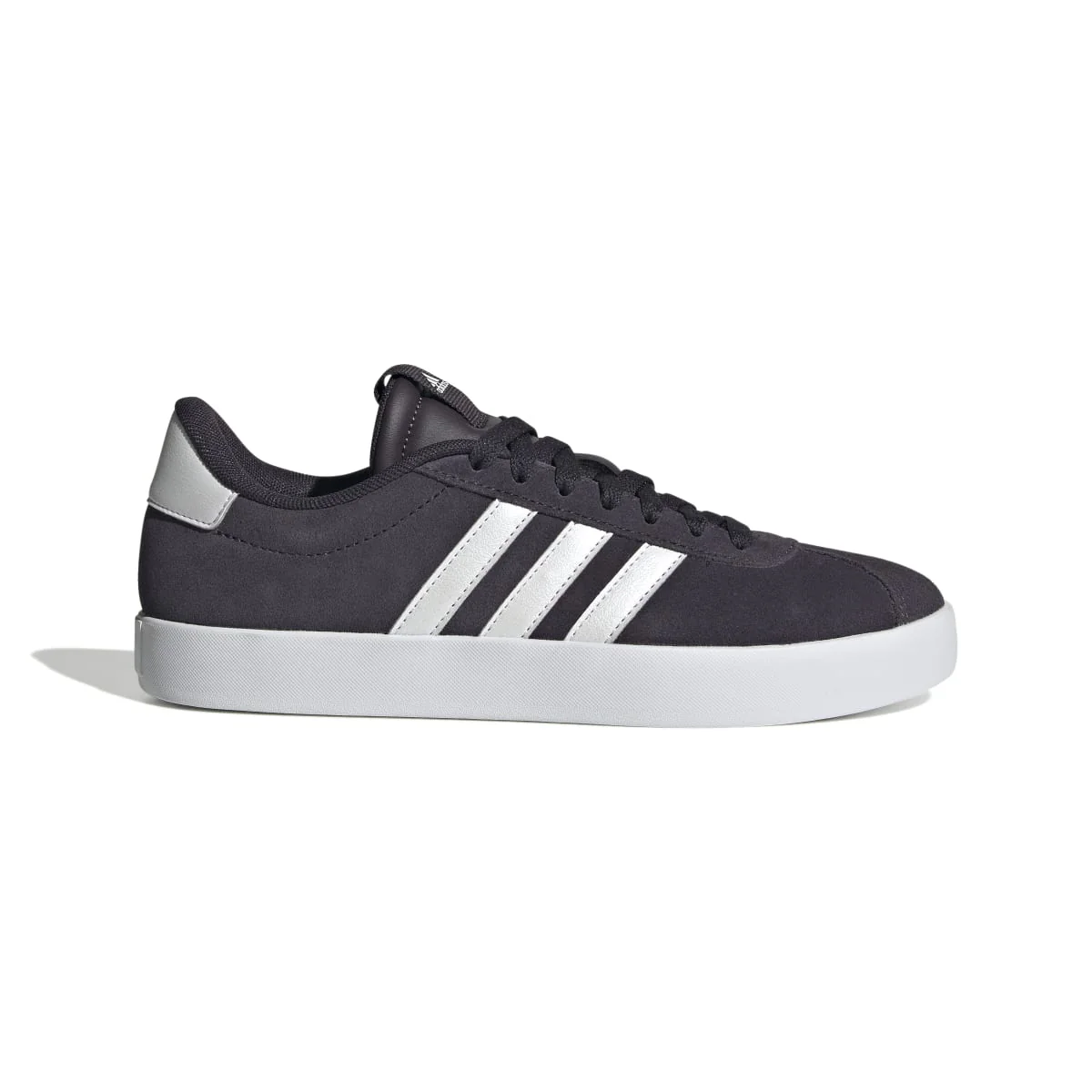 Sneakers da donna viola in pelle scamosciata adidas VL Court 3.0