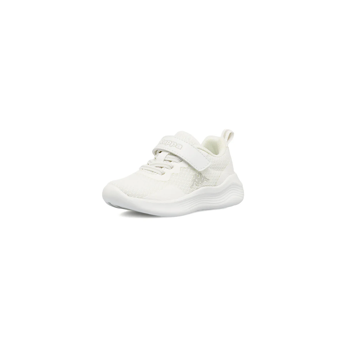 Sneakers da Primi Passi bambina Kappa bianche con strappo in velcro - Image 2