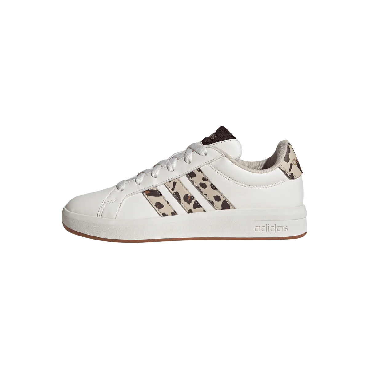 Sneakers da Ragazza adidas Grand Court 3.0 bianche e stampa animalier - Image 2