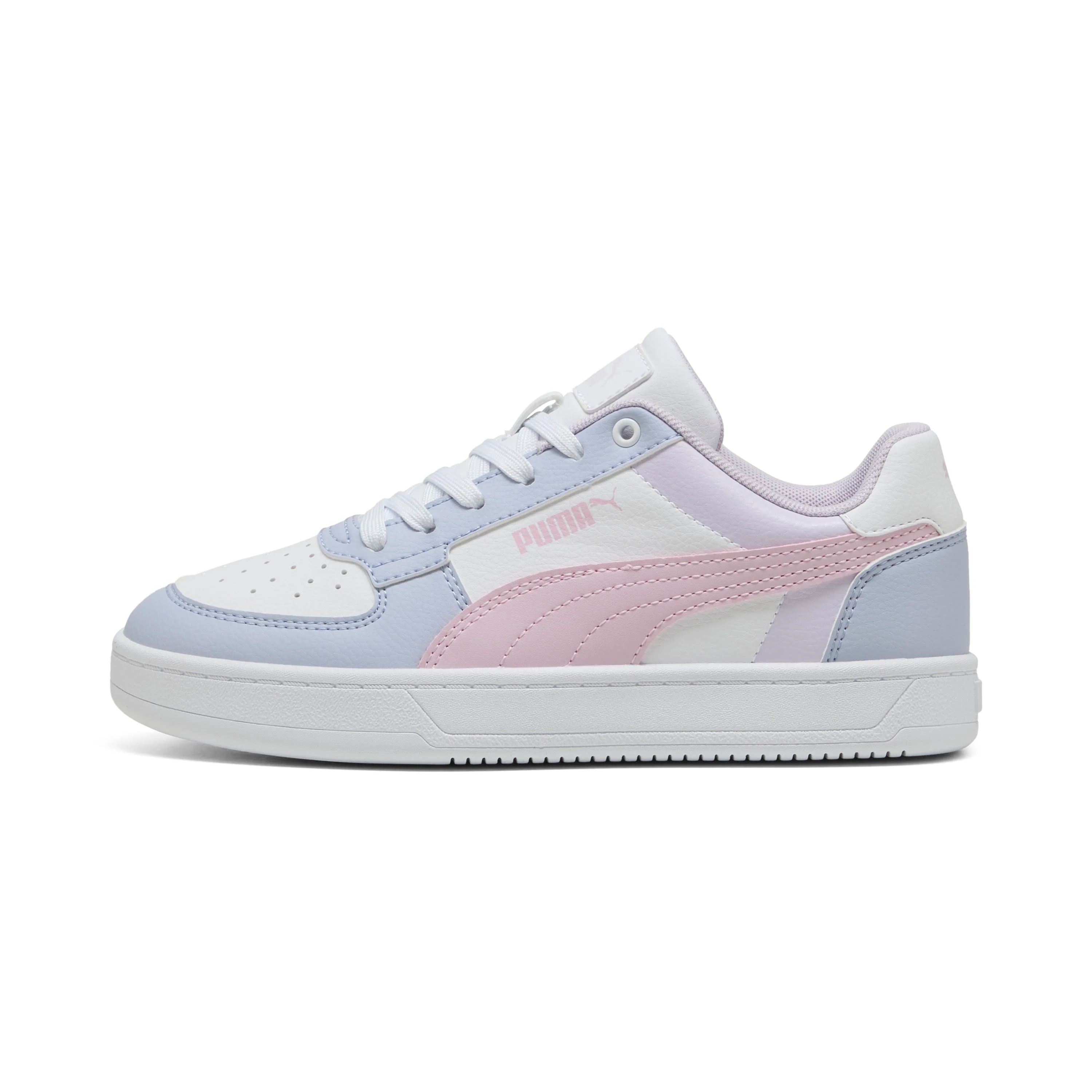 Sneakers da ragazza bianche con dettagli azzurri e rosa Puma  Caven 2.0 - Image 2