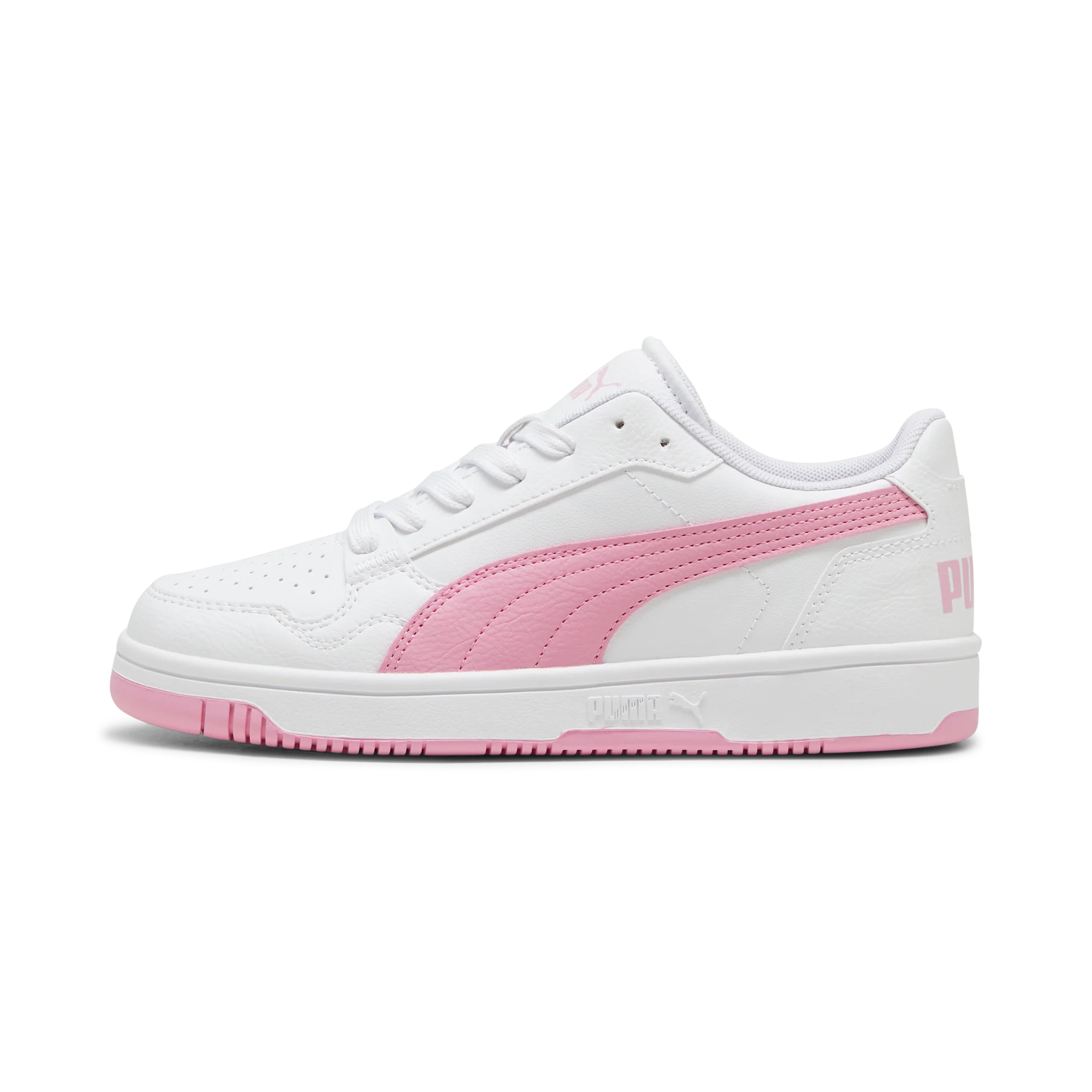 Sneakers da ragazza bianche con insertirosa Puma Reb-L