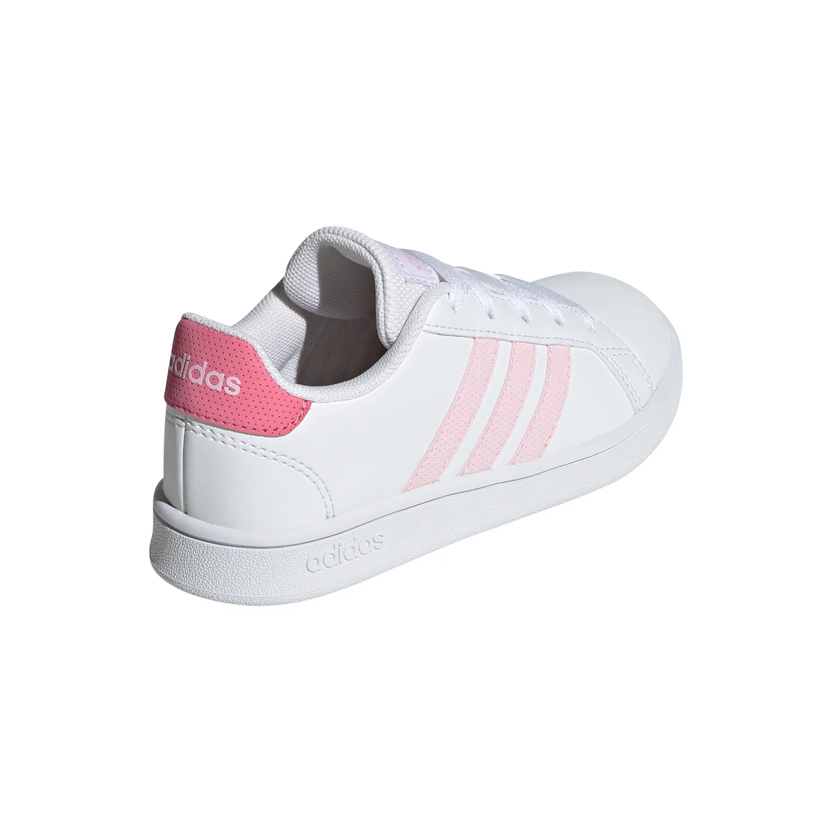 Sneakers da ragazza bianche con strisce a contrasto adidas Grand Court - Image 3