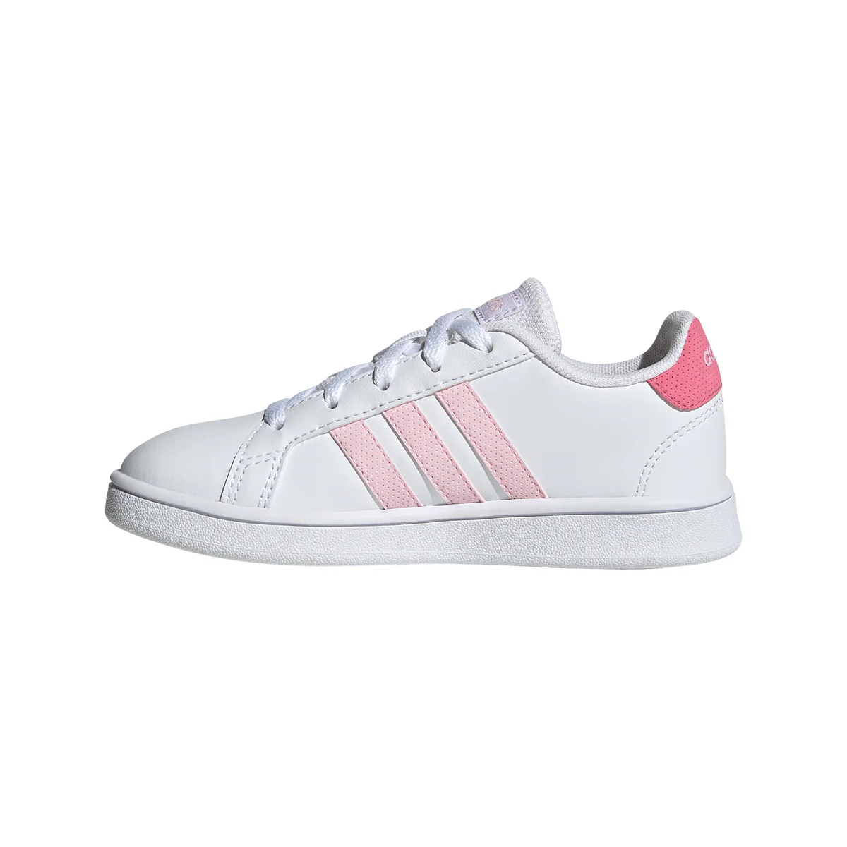 Sneakers da ragazza bianche con strisce a contrasto adidas Grand Court - Image 6