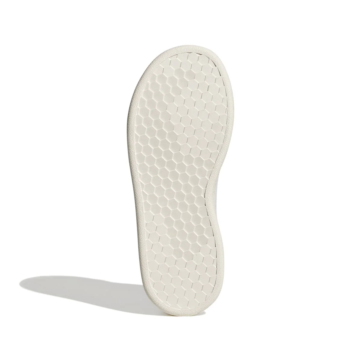 Sneakers da ragazza bianche con strisce traforate adidas Advantage K - Image 3