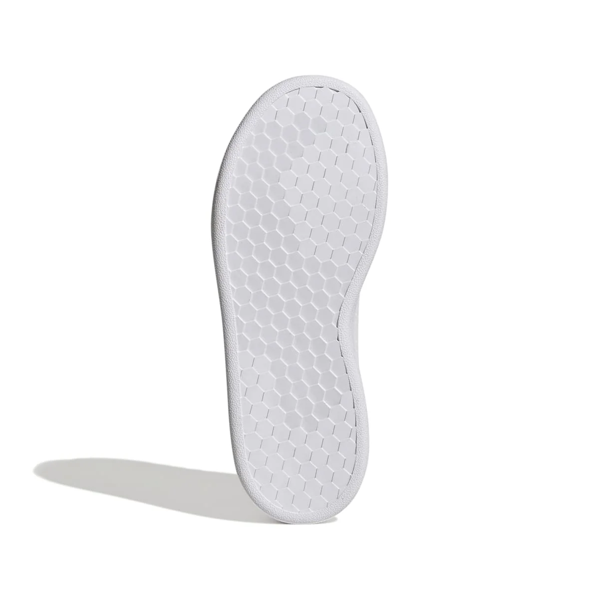 Sneakers da ragazza bianche con strisce traforate adidas Advantage K - Image 3