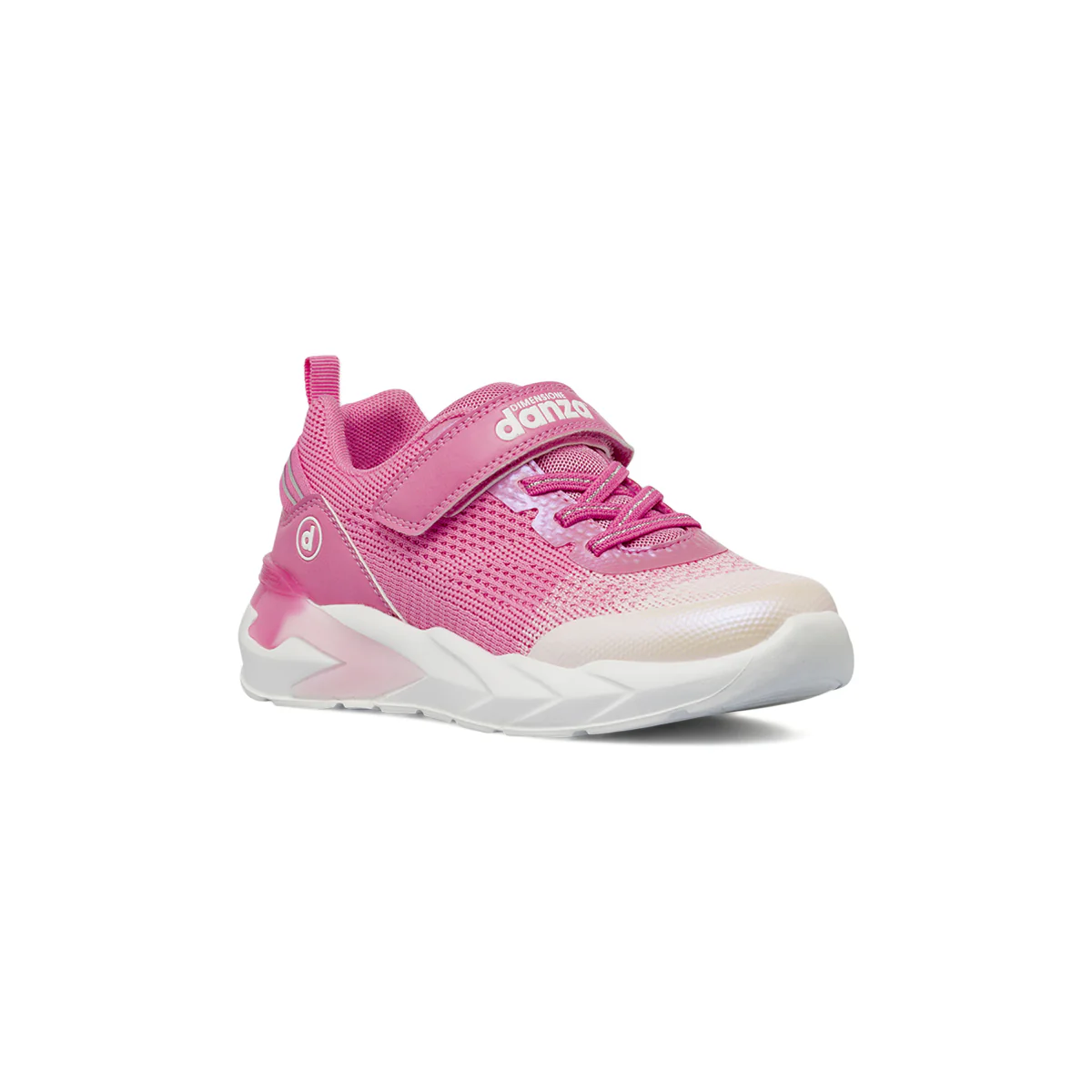 Sneakers da ragazza fucsia con strappo e luci Dimensione Danza - Image 2
