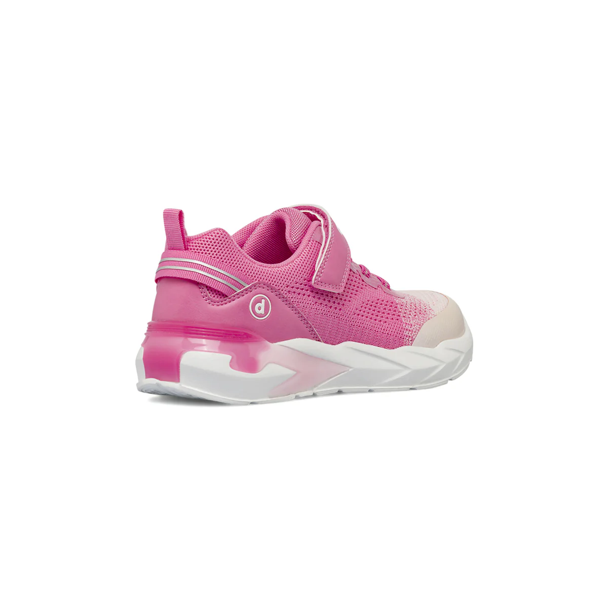 Sneakers da ragazza fucsia con strappo e luci Dimensione Danza - Image 3