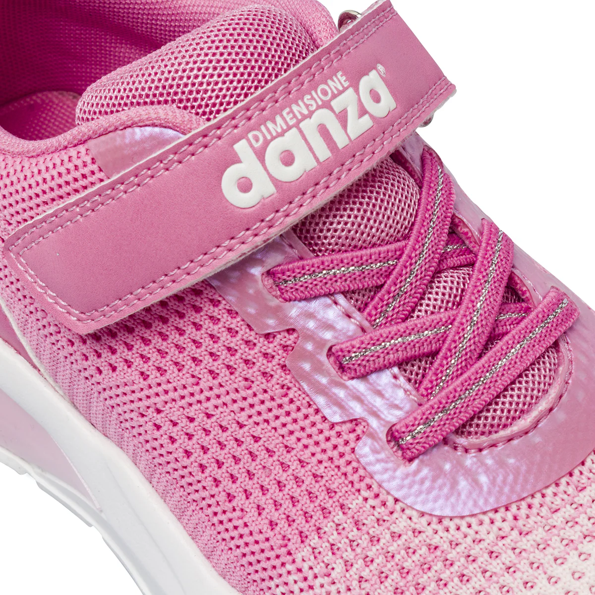 Sneakers da ragazza fucsia con strappo e luci Dimensione Danza - Image 5