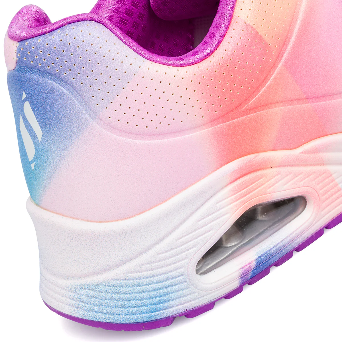 Sneakers da ragazza multicolore in memory foam Skechers Uno - Image 5