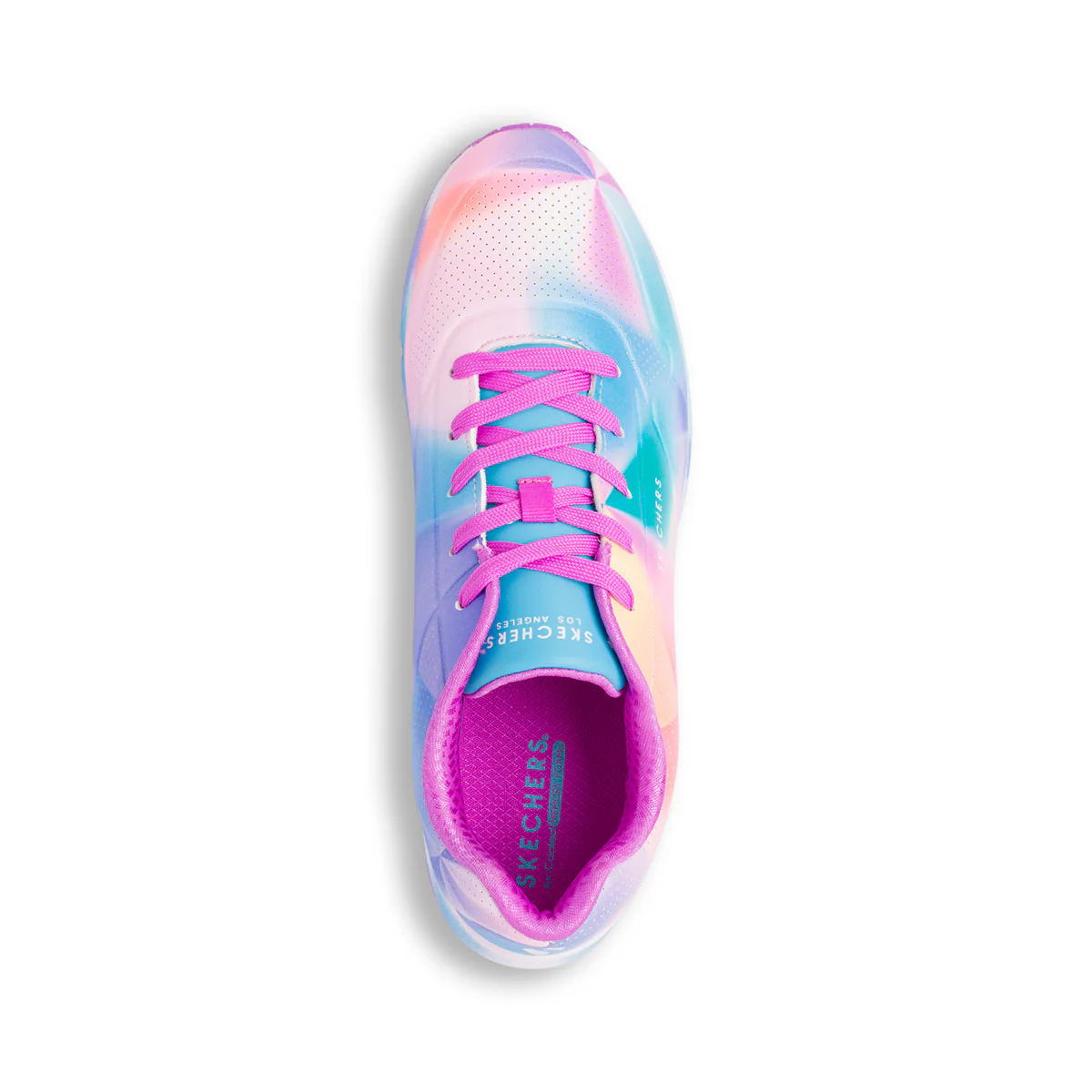 Sneakers da ragazza multicolore in memory foam Skechers Uno - Image 6