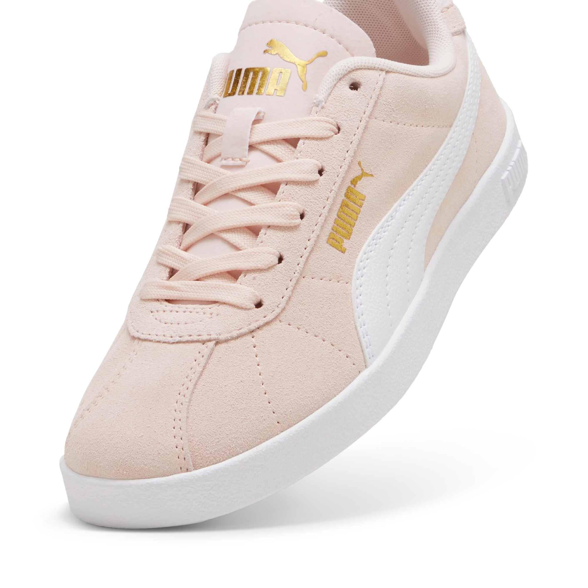 Sneakers da ragazza rosa in pelle scamosciata Puma Club II - Image 6