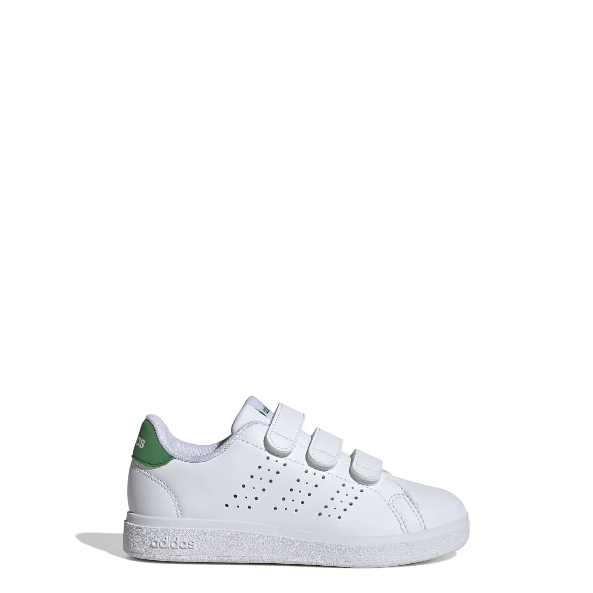 Sneakers da ragazzo bianche con dettagli verdi Advantage Base 2.0 adidas - Image 4