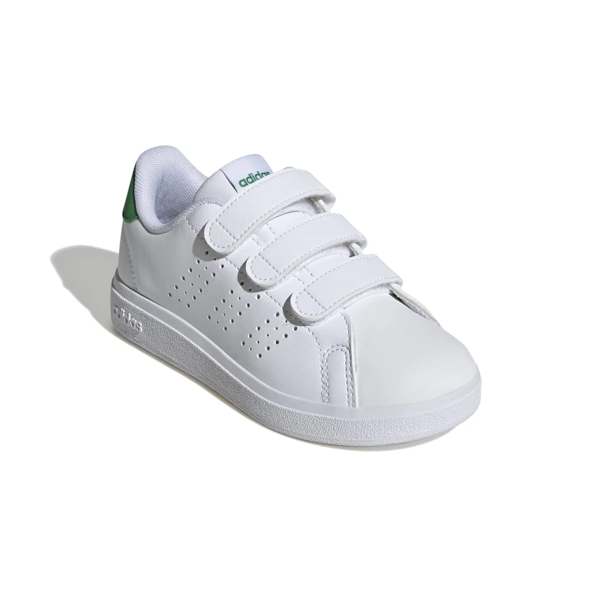 Sneakers da ragazzo bianche con dettagli verdi Advantage Base 2.0 adidas - Image 8