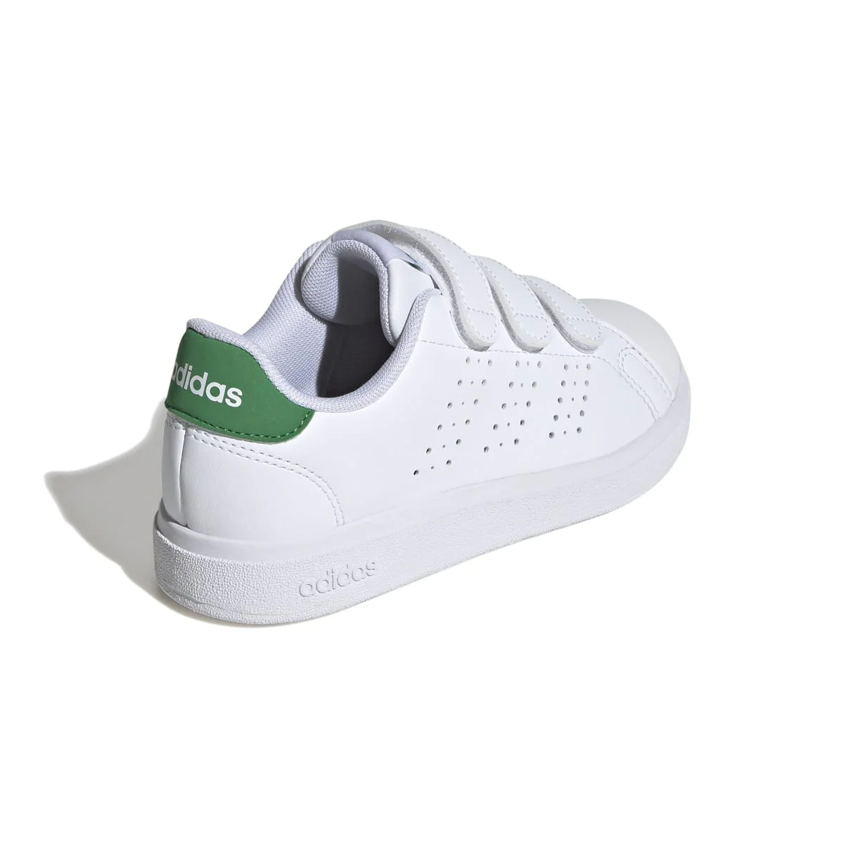 Sneakers da ragazzo bianche con dettagli verdi Advantage Base 2.0 adidas - Image 9