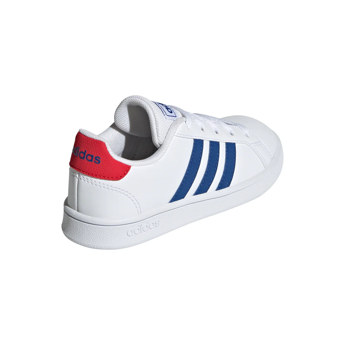 Sneakers da ragazzo bianche con strisce a contrasto adidas Grand Court - Image 5