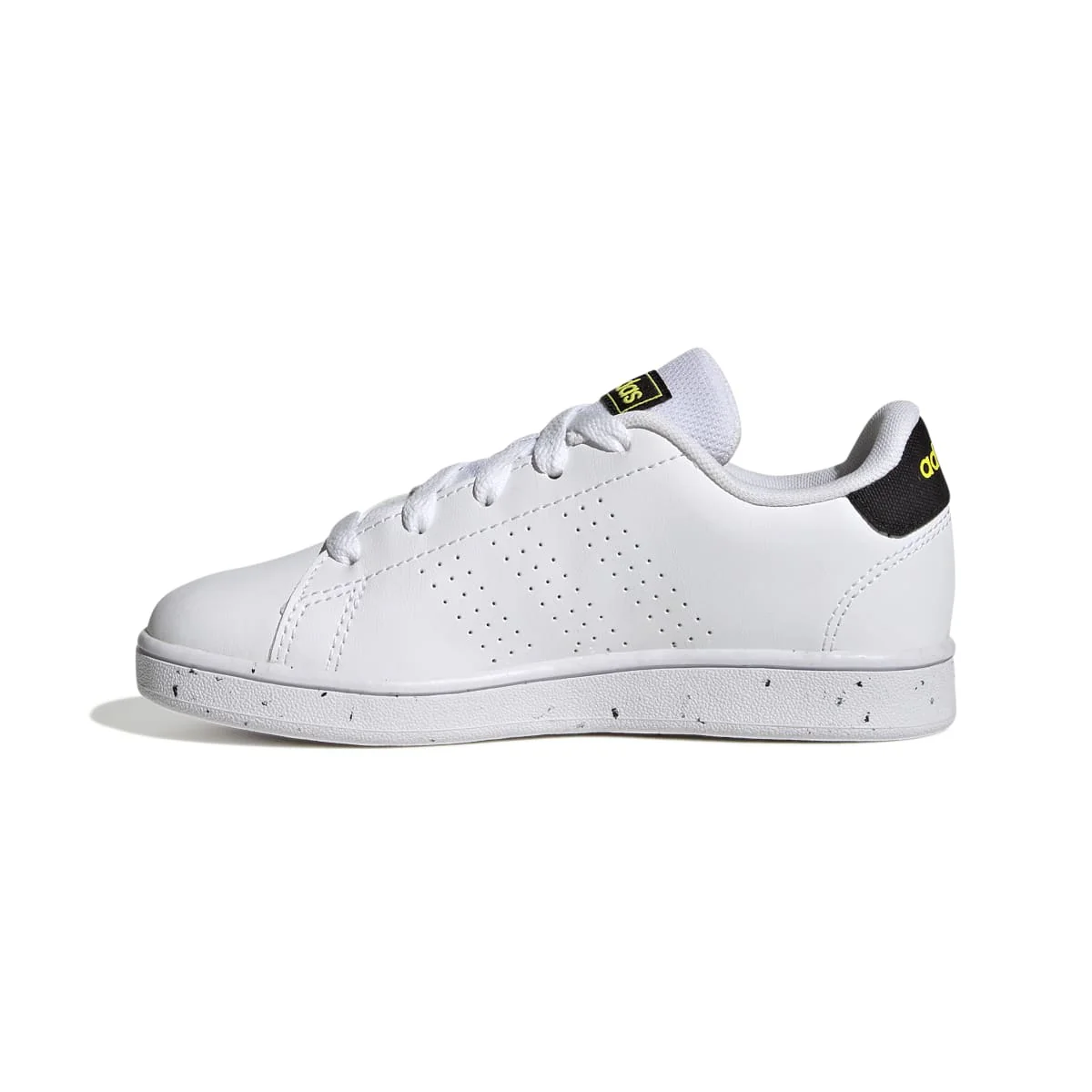 Sneakers da ragazzo bianche con strisce traforate adidas Advantage K - Image 11