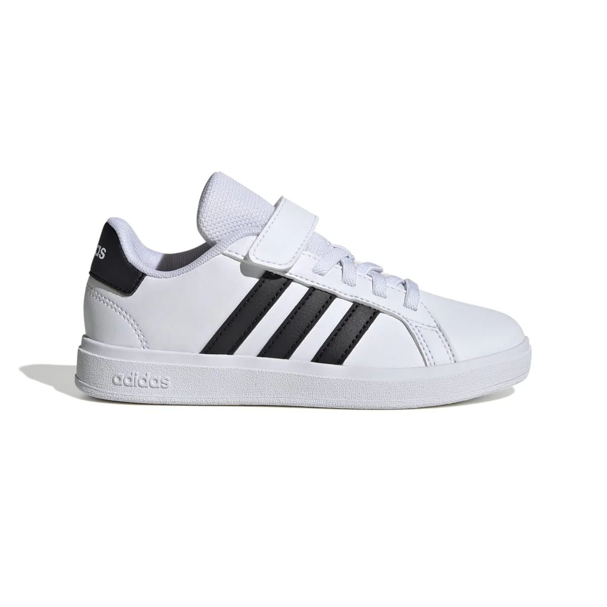 Sneakers da ragazzo bianche e nere adidas Grand Court 2.0