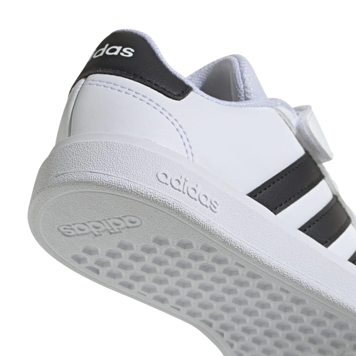 Sneakers da ragazzo bianche e nere adidas Grand Court 2.0 - Image 8