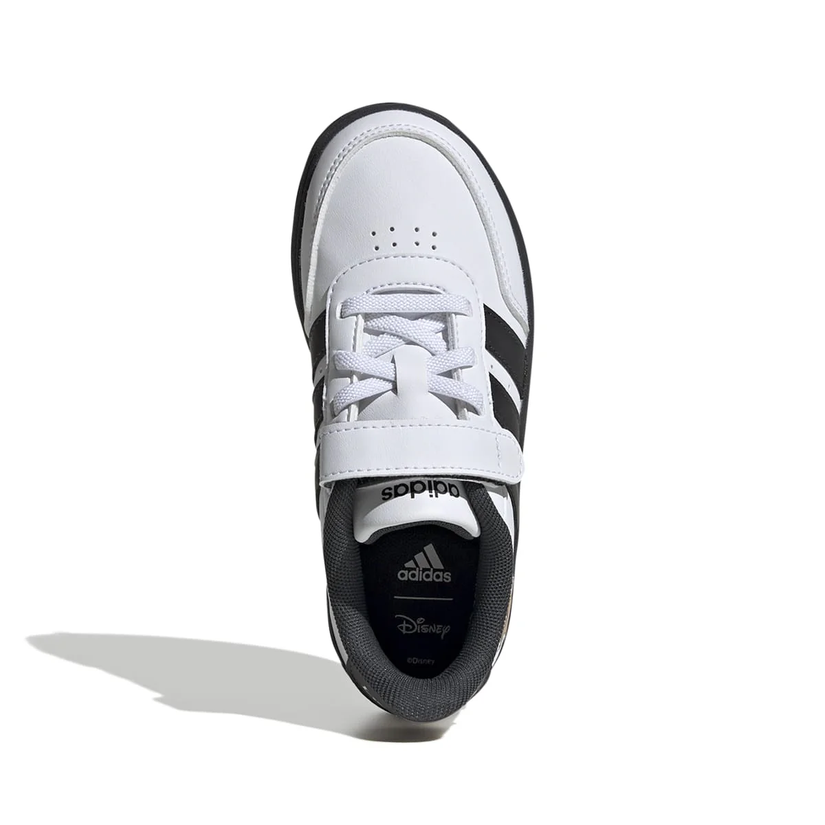 Sneakers da ragazzo bianche e nere con stampe Re Leone adidas Breaknet LionKing - Image 5