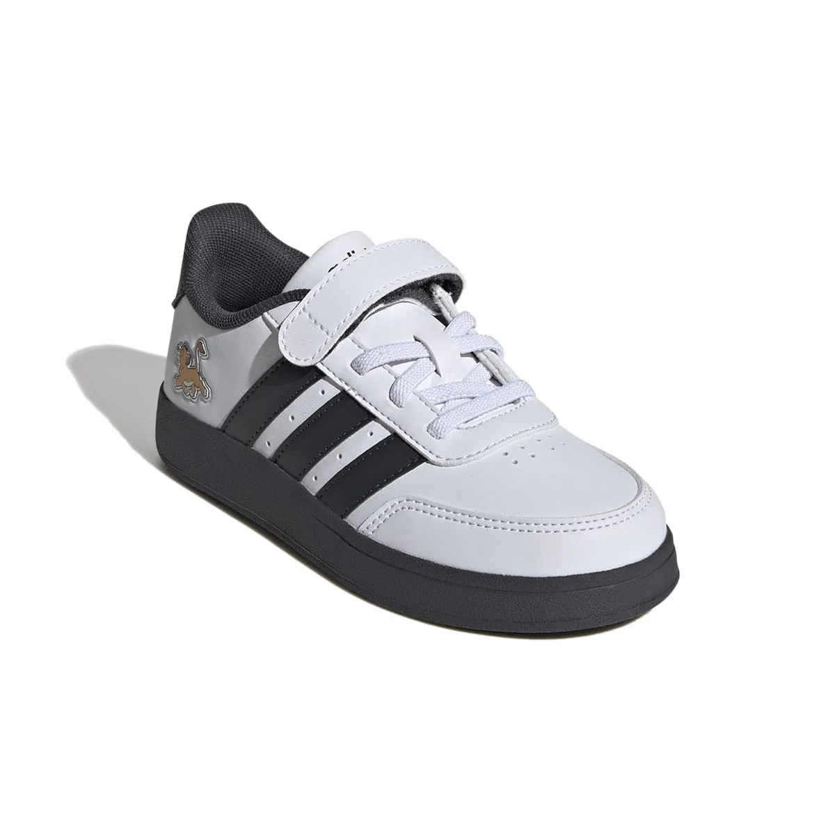 Sneakers da ragazzo bianche e nere con stampe Re Leone adidas Breaknet LionKing - Image 8